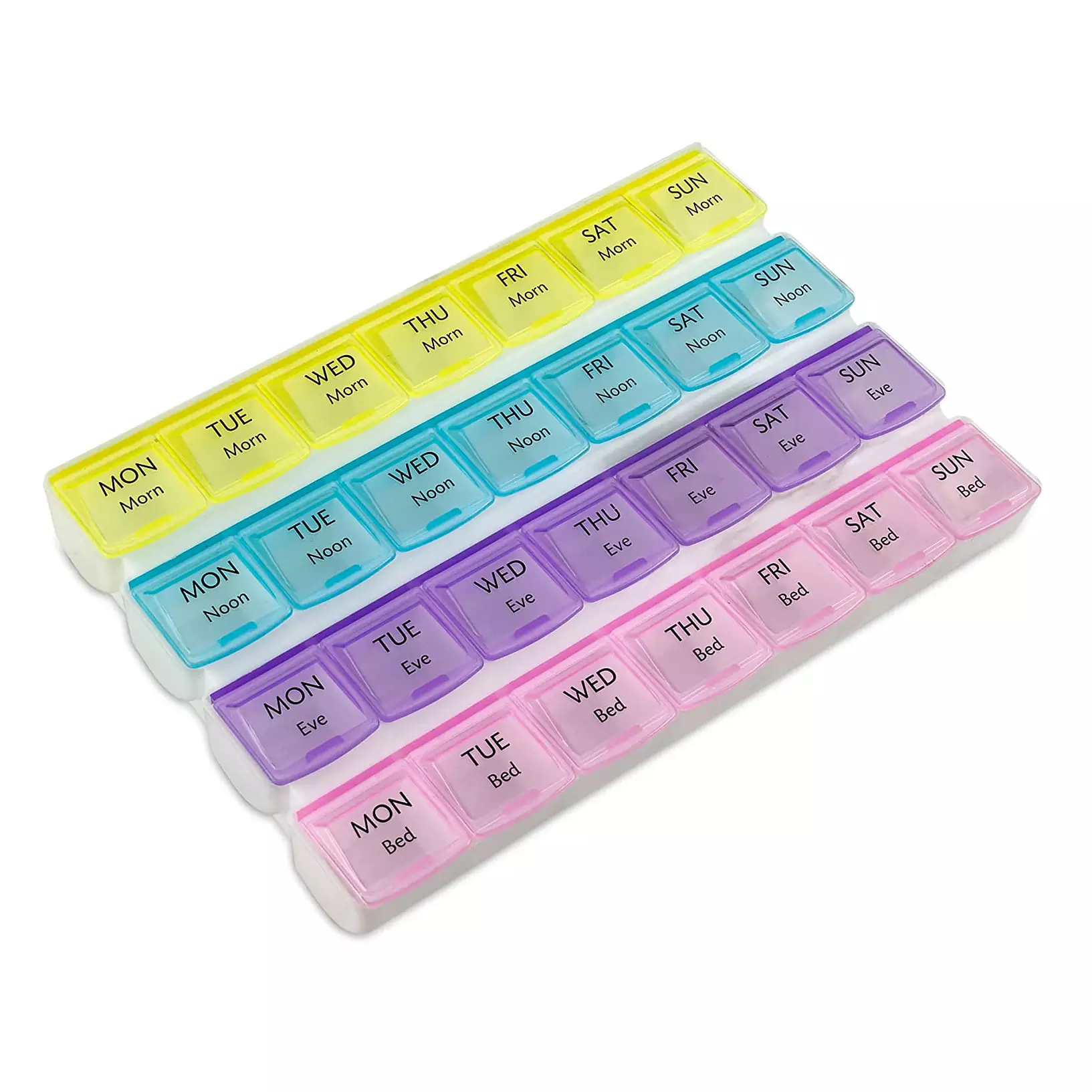 Efficient Weekly Pill Box with 28 Doses | Senior Health Solutions