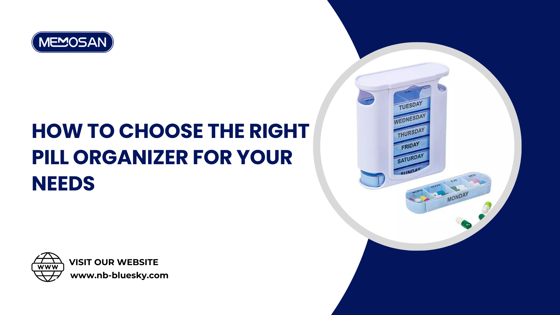 How to Choose the Right Pill Organizer for Your Need