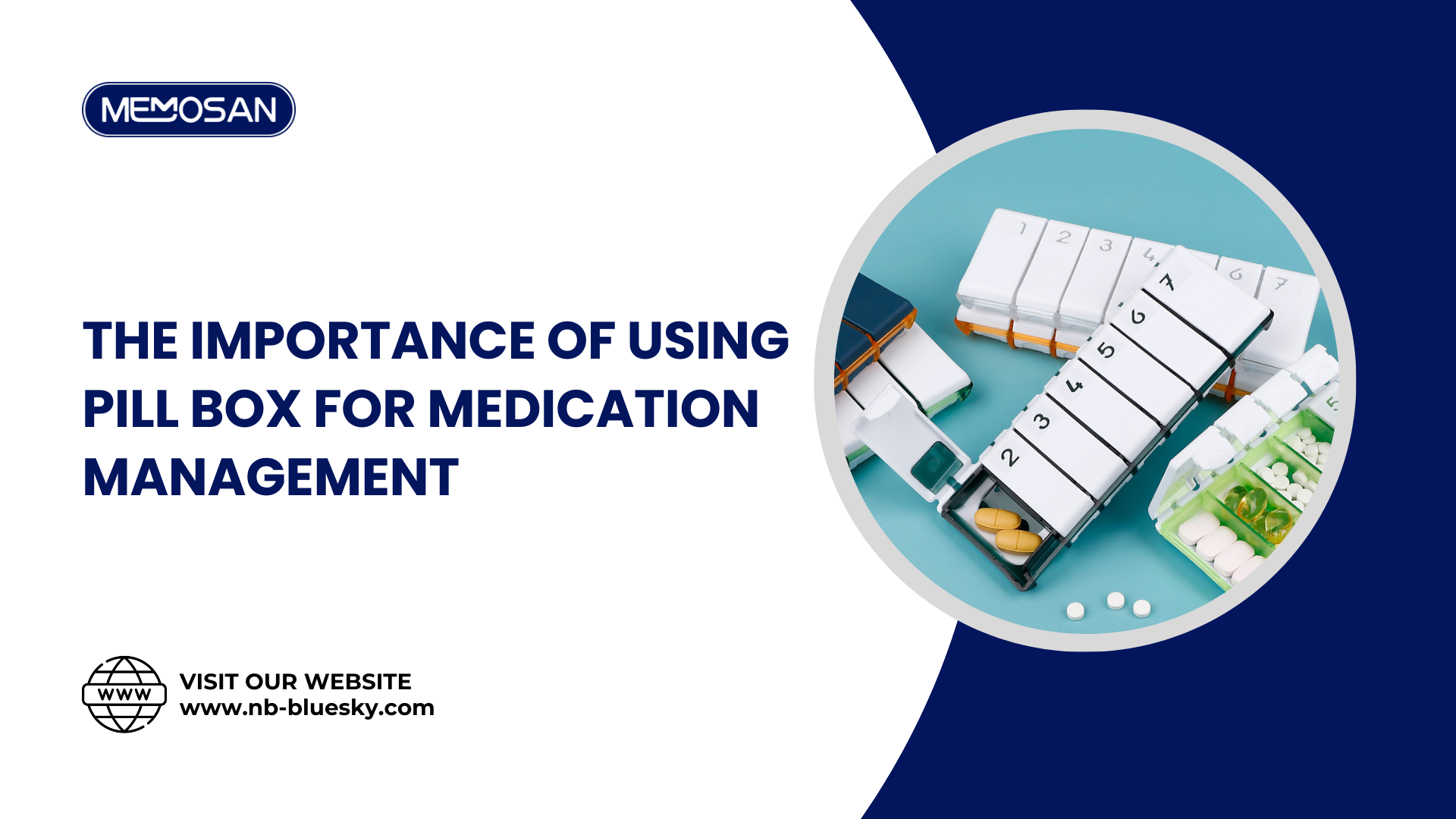 The importance of using pill box for medication management